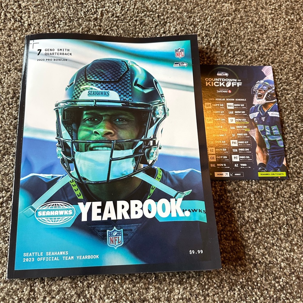 Seattle Seahawks 2023 Yearbook & 2023 Magnetic Schedule